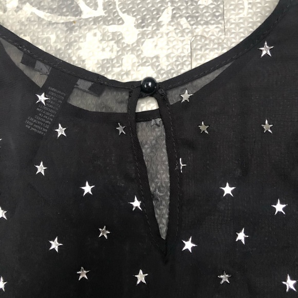 New!! Chiffon star top size S - Picture 8 of 8